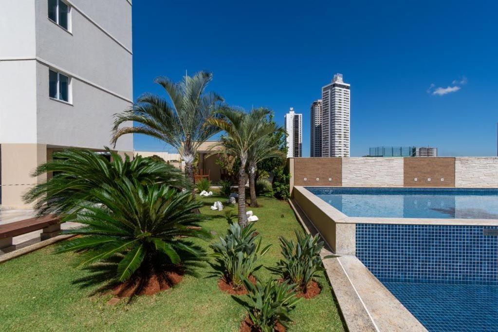 Apartamento De 1 Quarto Com Vista Para O Parque Vaca Brava E Com Jacuzzi No Setor Bueno - El1802 Goiânia Exterior foto